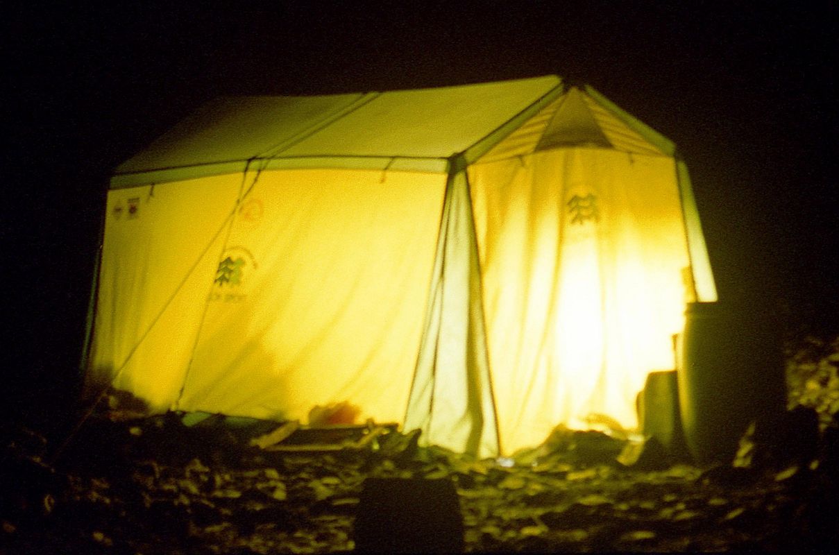 23 Kitchen Tent At Night At Concordia